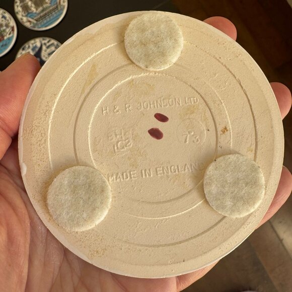 Nassos Ceramic Tile Coasters, Set of 7 - Picture 10 of 12